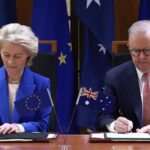 EU och Australien knyter handel och säkerhet tätare i nytt strategiskt avtal
